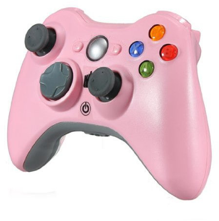 Manette SANS FIL Remote Controller Jeux Pad Pour MICROSOFT Xbox 360 Slim PC Windows 7 rose