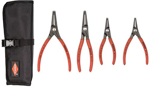 KNIPEX 00 19 57 Seegeringzangen-Set Passend für (Seegeringzangen) Außen- und Innenringe 12-25 mm,