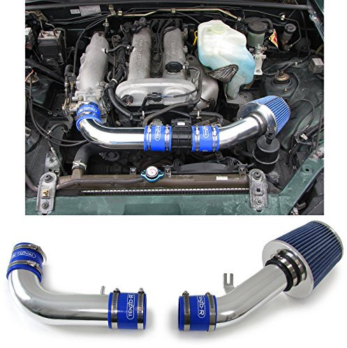 Air Intake Kit mit Sport Luftfilter Tenzo-R Blau für Mazda MX5 NB FL 98-05