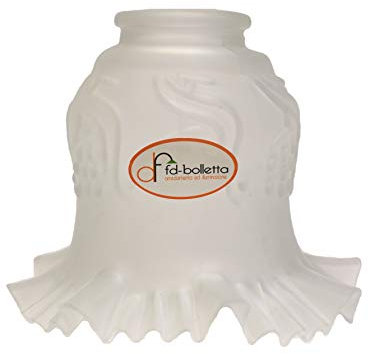 fd-bolletta arredamento e illuminazione Pantalla lampara, cristal de repuesto, pantalla de lampara,campana de cristal, Tulipa vidrio vl10 Medidas: altura 13cm, Ø vidrio 15,5cm, Ø boca exterior 5,5cm