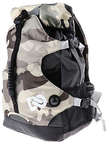 Perfeclan Skate Aufbewahrungstasche Skateschuhe Rucksack mit Reflektierende Streifen für Rollschuhen, Inline-Skates, und Eislaufschuhen, Tarnen