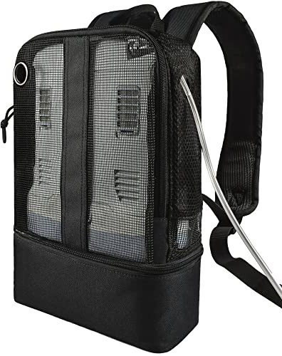 Netz-Rucksack für Sauerstoffkonzentratoren, passend für Inogen One G5, Inogen One G3, Inogen One G4, Simply Go Mini, Caire, Oxygo, Oxygo Fit