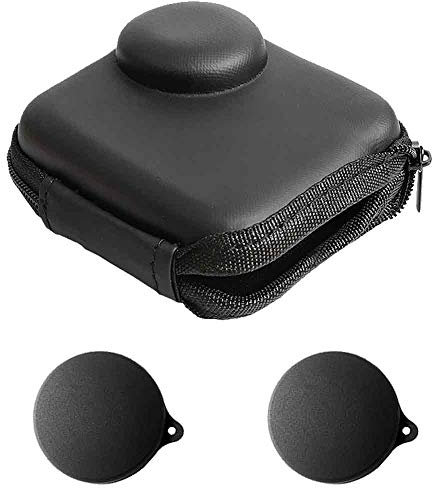 Sac Étui de Transport pour GoPro Max + Bouchon d'objectif en Caoutchouc pour GoPro Max Mini Sacs de Rangement