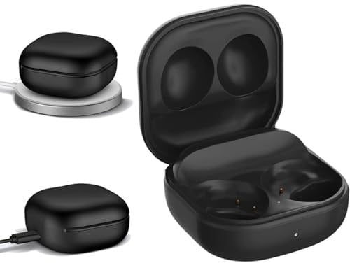 Wireless Charging Case for Samsung Galaxy Buds 2, Replacement Docking Station with Type-C Cable for Galaxy Buds 2 Bluetooth Earbuds