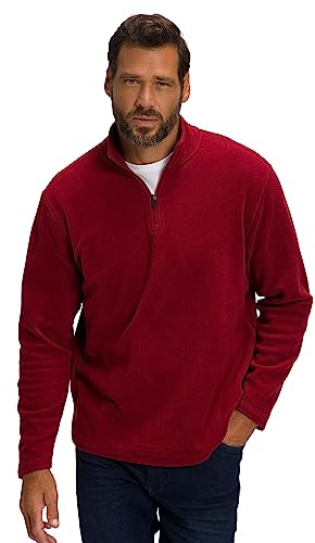 JP 1880, Herren, Große Größen, Troyer, Fleece, Stehkragen, Zipper