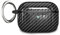 AKABEILA Custodia per AirPods Pro 2 Cover Case con Moschettone, TPU Fibra Carbonio AirPods Pro 2 2022 Custodia di Ricarica AirPods Pro 2a Generazione Copertura Portachiavi LED Anteriore Visibile