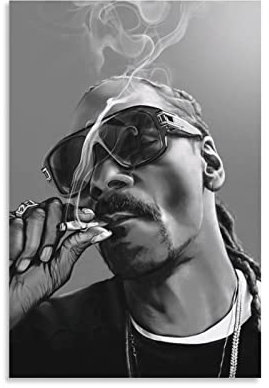 TSALF Kunstdruck Poster Kein Rahmen Snoop Dogg 30x50cm