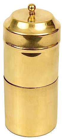 Spillbox Brass Coffee Filter, South Indian Drip Style for Kumbakonam Degree Coffee, 1.0 count