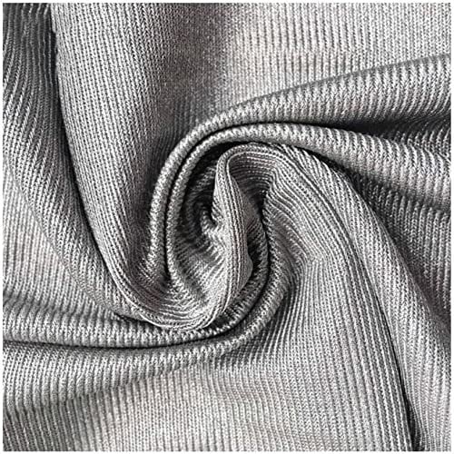 Radiation-Proof Fabric for Electric Blankets, Home Curtains, Maternity Clothes, Purses Radiation-Proof Silver Fiber Fabric (Color : Silver, Size : 4x1.5m)