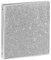 NatureTouch Ringbuch mit 3 Ringen, Glitzer, 2,5 cm (10,5 x 11,5 Zoll), für 21,6 x 27,9 cm, Briefgröße, 300 Seiten, wasserdicht, langlebig, 1 Stück, Silber