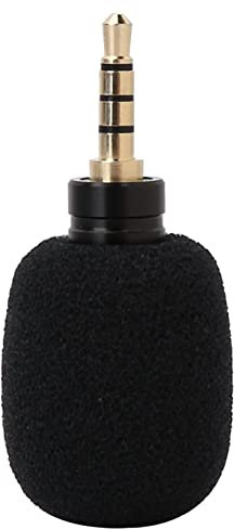 EY 630A Mini Microphone, Omnidirectional Condenser, High Sensitivity, Lightweight Portable Mic for Mobile Phones, Tablets, SLR Cameras (3.5 four-pole mono direct plug)