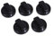 5Pcs Hob Knobs, Gas Stove Knob Repair Accessories for IGNITION Switch,Gas Stove Accessories For Kitchen Cooker Gas Stove Oven Cooktop