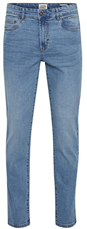 SOLID SDRyder Blue 200 Blue 200 Herren Jeans Hose Denim mit Gürtelschlaufen Regular Fit, Größe:W33/30, Farbe:Light Blue Denim (700027)