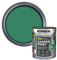 SAVING HUB Fence Paint Garden Shed Paint 750ml - Exterior Wood Paints Tin Waterproof, Weatherproof Paints - For Benches, Metal, Brickwork, Terracotta Pots, Stones Tin (Rainforest Green)