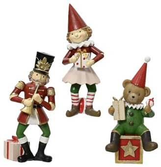 Selezione Cartoleria Varzi Dal 1956 Addobbo Di Natale Schiaccianoci Pupazzo E Orsetto Assortiti
