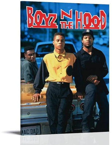 INEOUT Boyz N The Hood Move Poster, dekoratives Gemälde, Leinwand, Wandposter und Kunstdruck, modernes Familienschlafzimmer-Dekor-Poster, 60 x 90 cm