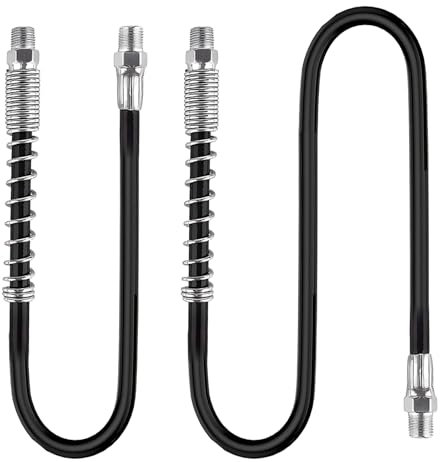 Melgweldr Fettpressen-Kupplungsspitze, 6er-Pack, passend für Milwaukee M18 schnurlose 2-Gang-Fettpresse und die M12 Akku-Fettpistole, passend für Standard 0,3 cm NPT Fettschläuche (Fettschläuche)