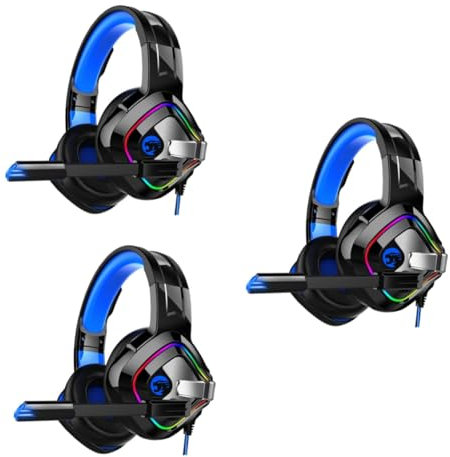UKCOCO 3st Wireless Kopfhörer A66 Rechner Schwarz Blau