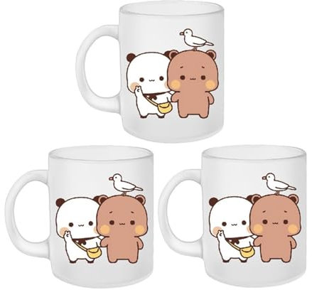 Bär Und Panda Bubu Dudu Tasse | 300 Ml Bär Und Panda Kaffeebecher | Und Ceramic Becher Tassen, Bären Tasse, Und Pandas Tasse