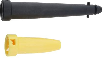 Create idea Karcher Lot de 2 buses de rechange pour nettoyeur vapeur Karcher SC 1 à 5 SG 4/2 SG 4/4 Noir/jaune