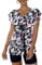 ECUPPER Womens Tankini Swim Dress with Sleeves Modest Two Piece Swimsuits Tummy Control Bathing Suit Floral Printed Swim Tops and Shorts Pink Flower M