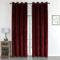 texpot Samtvorhang 140 x 245 cm Bordeaux mit Öse Blickdicht