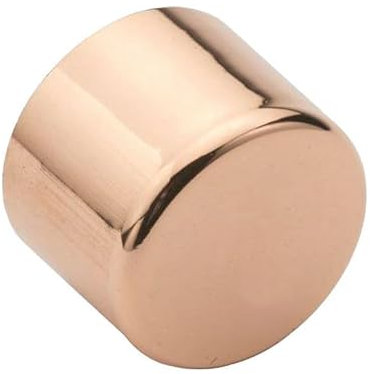 ODSUPPLIES Copper 10mm Stop End Cap (Pack of 2) - Plumbing End Cap