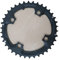 ZiYouao Kettenblatt 48T 46T 38T 36T 28T 26T 24T BCD 104-64 MTB Kettenblatt Aluminiumlegierung Kettenrad Fahrradteile Mountainbikes FahrradkettenbläTter(104 BCD 38T)