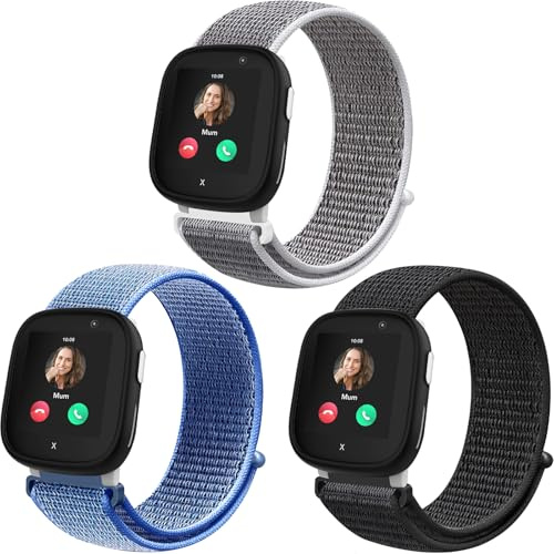 Harikiri Nylon Armband Kompatibel mit Xplora X6 Play/X6 Pro/Anio 6 | Schnellverschluss Komfortabel und Atmungsaktiv Ersatzarmbänder für Jungen und Mädchen