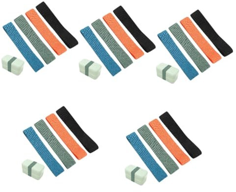 TOPBATHY Elastisches Befestigungsband 20 Stück Box Befestigungsgurte Lunch Taschen Behälter Lunchbox Snack Behälter Gurte Gummibänder Outdoor Gürtel Nylon Brotdosengummis