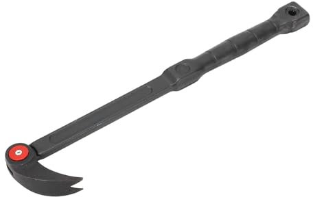 Brechstange mit Rollkopf, 35,6 cm, Cr V-Stahl, multifunktionale Ratsche, Reifenbrecher für Autoreparatur, Wartung