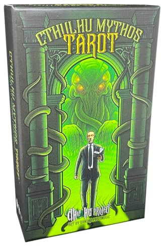 Cthulhu Project Tarot Cthulhu Mythos Unlimited Edition | Das Neue Cthulhu Mythos Tarot Deck basierend auf HP Lovecraft mit der Kunst von Sandro Fazlinovic