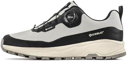 Icebug Multifunktionsschuhe Haze M RB9X GTX wasserdichte und leichte Herren Outdoorschuhe mit griffiger Sohle und Schnellverschluss Clay EU 45