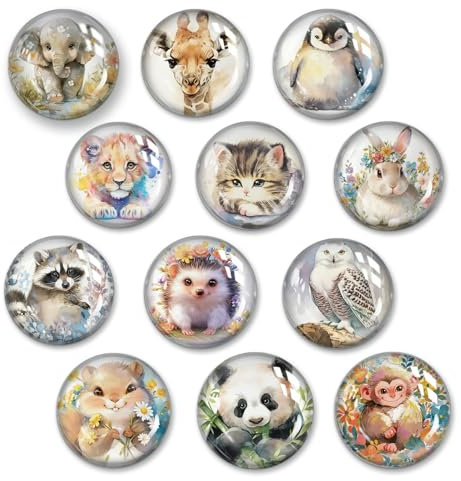 12 Stück Magnete Kinder für magnettafel pinnwand ,kühlschrank Magnete Tiere,kühlschrankmagnete,kühlschrank,Magnet,magneten
