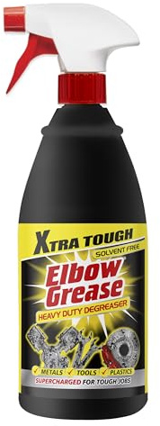 M1SS Heavy Duty Degreaser 1L - Extra Tough All-Purpose Cleaner for Grease, Grime, Oil, and Stubborn Messes on Metal, Plastic, and Tools - (1000ml) Solvent-Free Black (1 Pack)