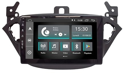 JF-139AK-X7C Android-Autoradio kompatibel mit OPEL Astra K | CarPlay und Android Auto | GPS | DAB+ | 9 HD | Hergestellt in Italien