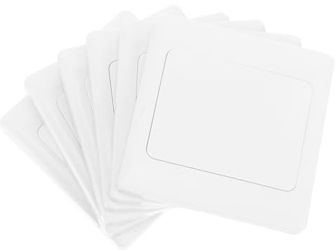 Operitacx 6 pièces Plaque Cache Prise Électrique Blanche Type Cache Câble Multifonction pour Boîtes de Rénovation à Humidité Installation Facile pour Maison Bureau École