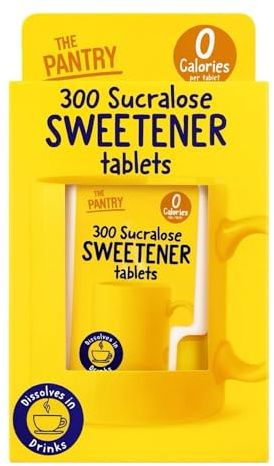 LUNEXA The Pantry Sucralose Sweetener Tablets 300 Count – Zero Calorie Sugar Substitute for Tea, Coffee & Hot Drinks, Low Calorie Sweetener Tablets