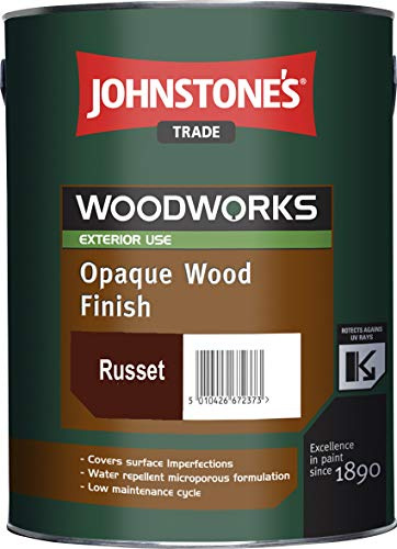 Johnstone's Woodworks Opaque Wood Finish Russet 5 Litres