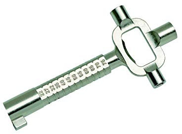 BASI 10422 668NK Universal-Steckschlüssel silber, mehrfarbig