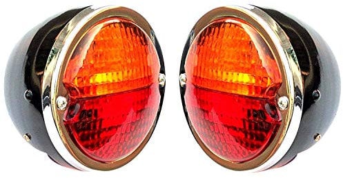 Bajato: Runde Vintage Traktor Hinten Heck Lampe Licht mit Nummernschild Fenster - 11000803