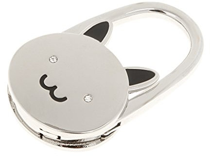 Mnixy Gancho de Bolso Monedero Cuelgabolso Colgador Mesa Plegable de Gato