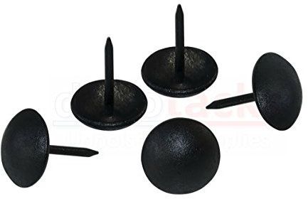 decotacks® Matt Black Upholstery Nails/tacks 7/16in - 100 Pcs [Matt Black] DX0511MBL(UK)