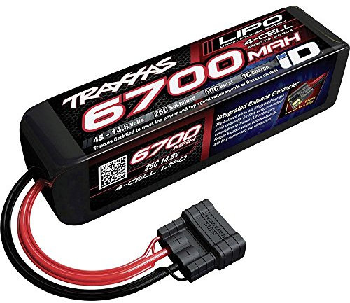 Traxxas Modellbau-Akkupack (LiPo) 14.8 V 6700 mAh Zellen-Zahl: 4 25 C Softcase Traxxas iD