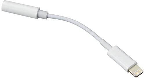 Liamoo Adapter Lightning auf Klinke (AUX) welss