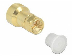 DeLOCK F Plug - Staubschutzhaube - durchsichtig (Packung mit 10)