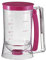 InnovaGoods IG811525 Teig Portionierkrug für Backwaren mit Rezeptbuch, Kunststoff, 900 milliliters, Transparent/Rosa
