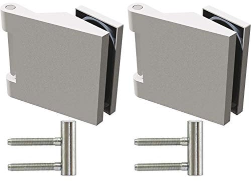 Glastürband Solido Türband Office für Glastüren mit Rahmenteil für Smart Zargen | rechts, Tragkraft 45 kg, Alu mattnickel