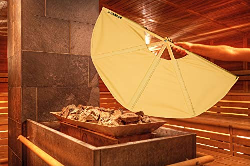 SAUNAGUT® Aufgussfächer (MINI/KLEIN, Hellbraun)