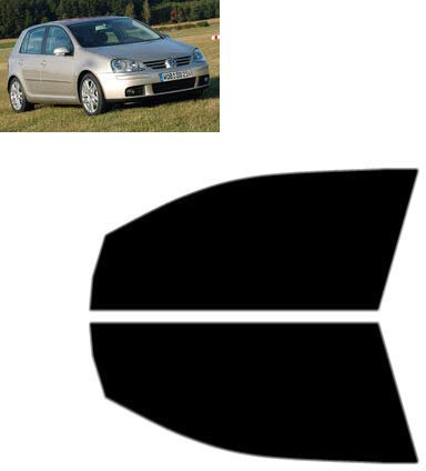 Tintcom.com Passgenaue Tönungsfolie für Golf V 5-Türen 2003-2007 - Vordere Seitenscheiben (50% Hellschwarz)